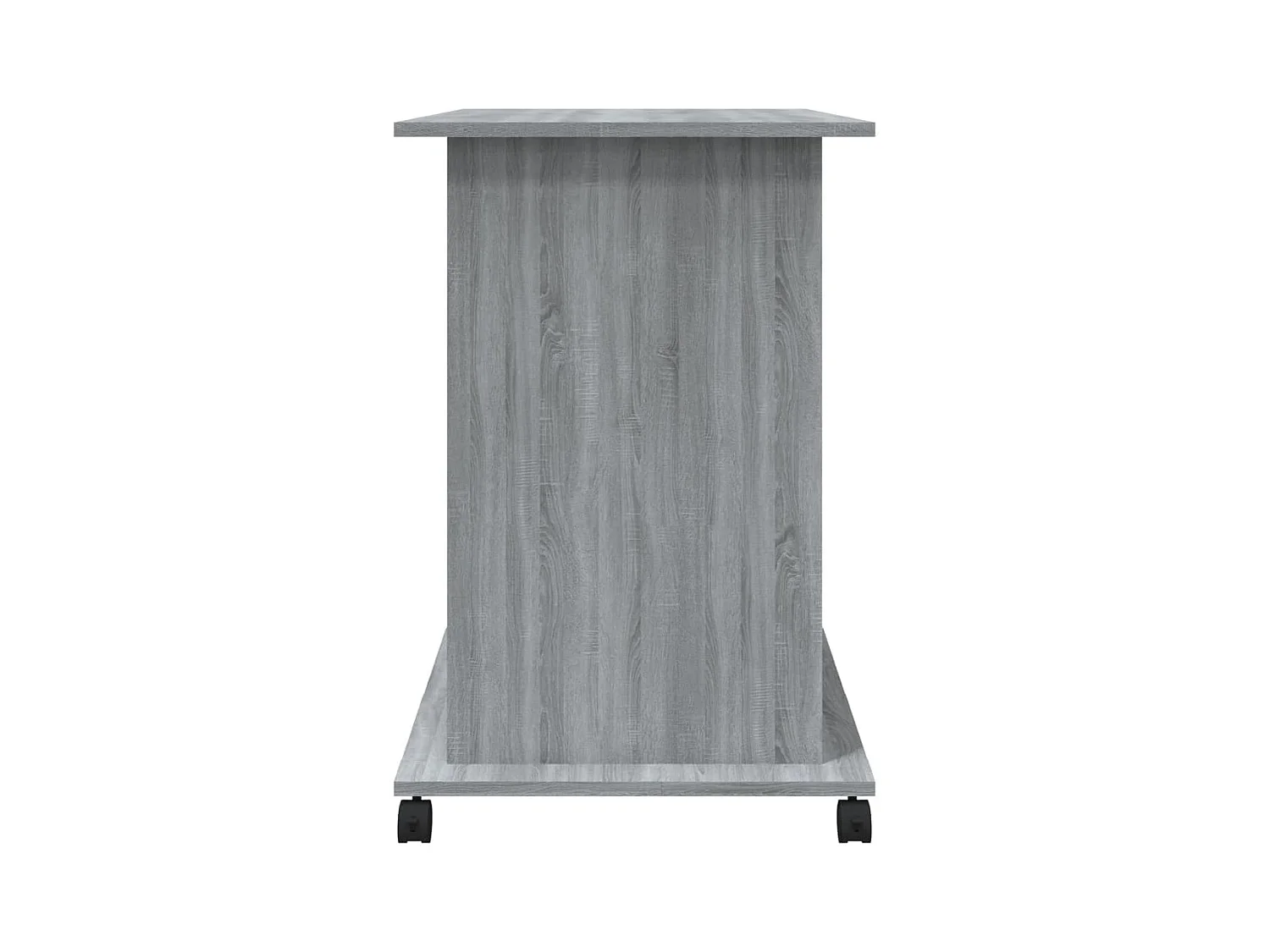 Escritorio de computadora Sonoma gris 80x50x75 cm Madera de ingeniería