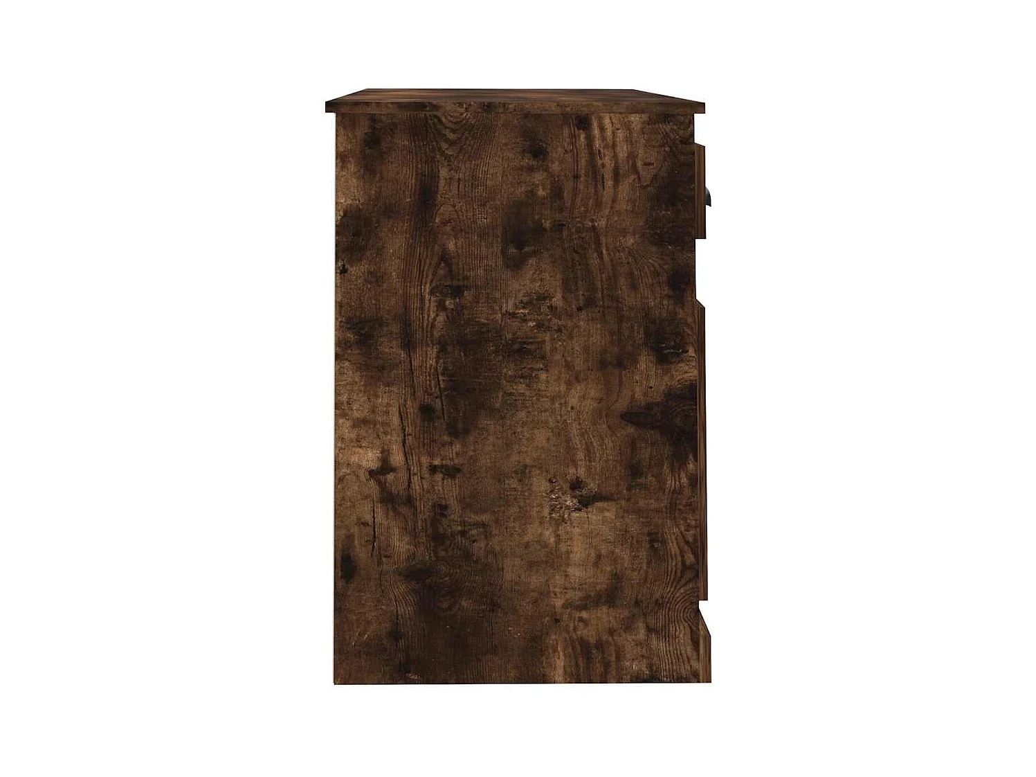 Bureau met lade gerookt eiken 115x50x75 cm bewerkt hout