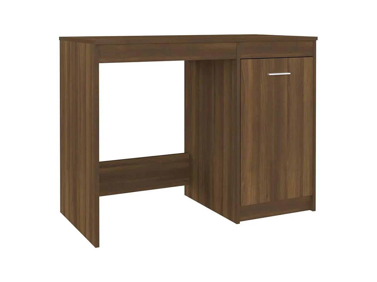 Bureau Chêne marron 100x50x76 cm Bois d'ingénierie