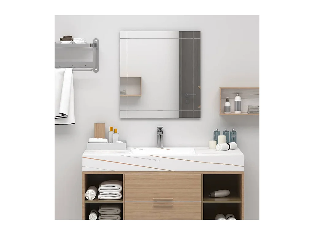 Miroir mural 100x60 cm Verre