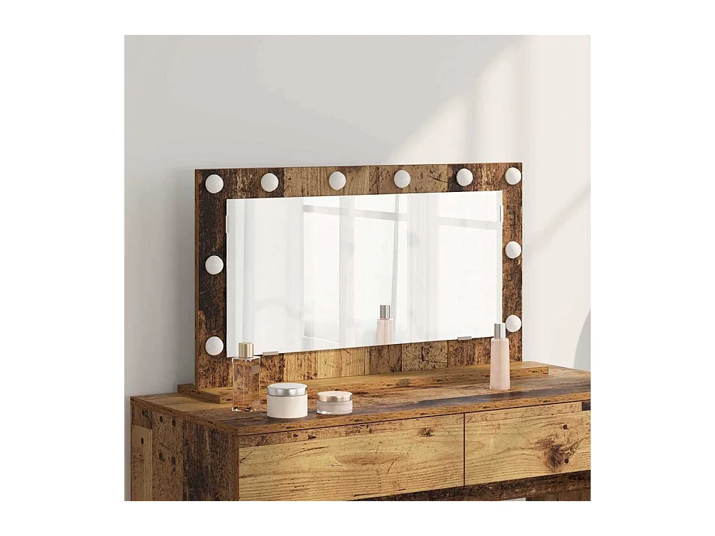 Miroir de vanité avec miroir Bois Ancien 80 x 45 x 18 cm