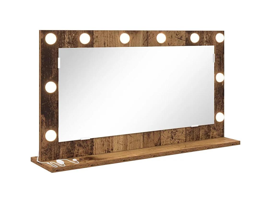 Miroir de vanité avec miroir Bois Ancien 80 x 45 x 18 cm