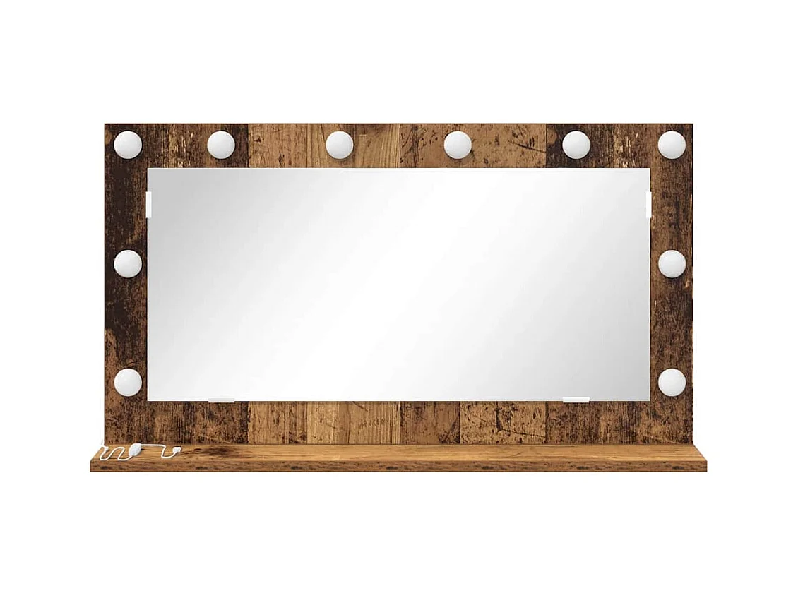 Miroir de vanité avec miroir Bois Ancien 80 x 45 x 18 cm