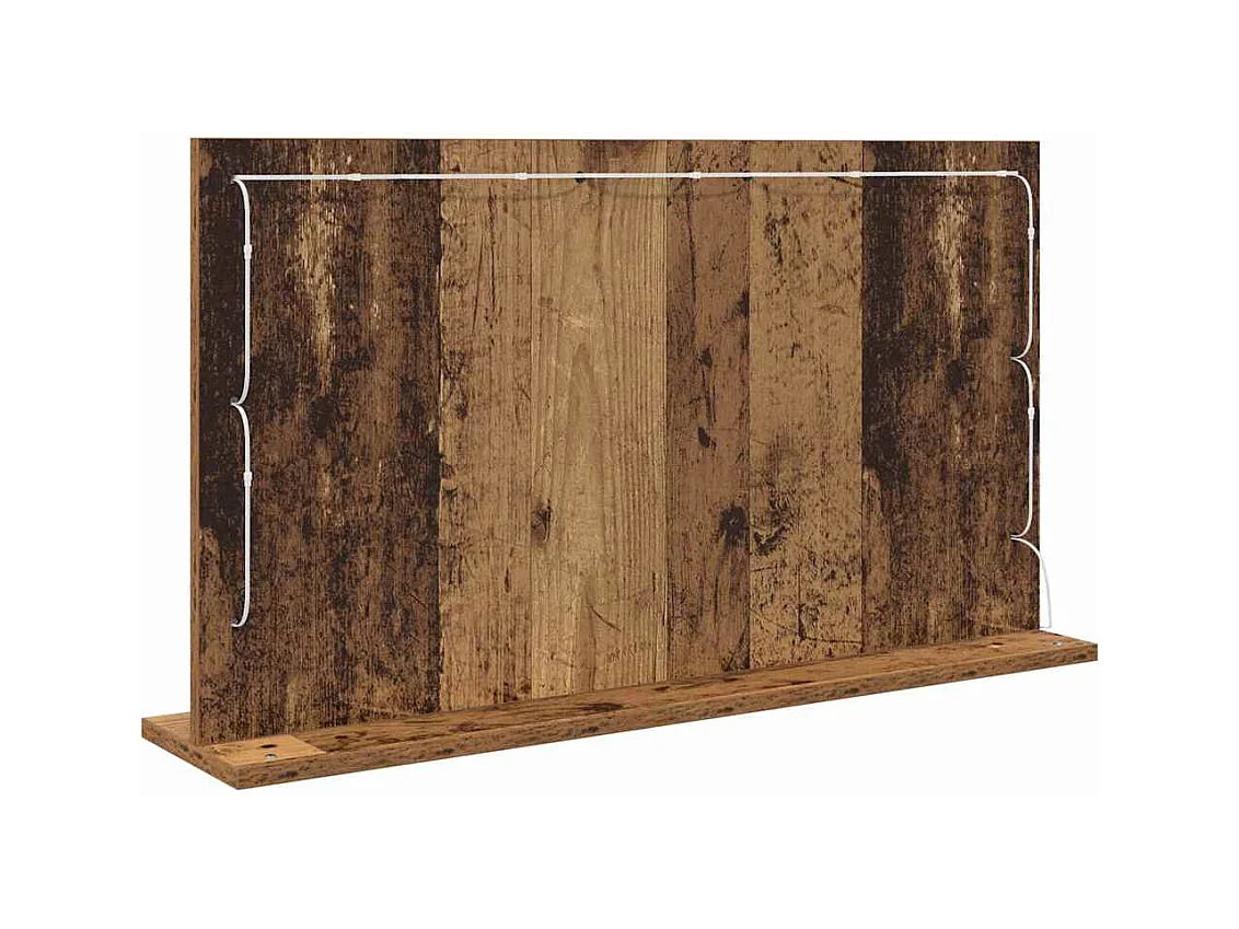 Miroir de vanité avec miroir Bois Ancien 80 x 45 x 18 cm