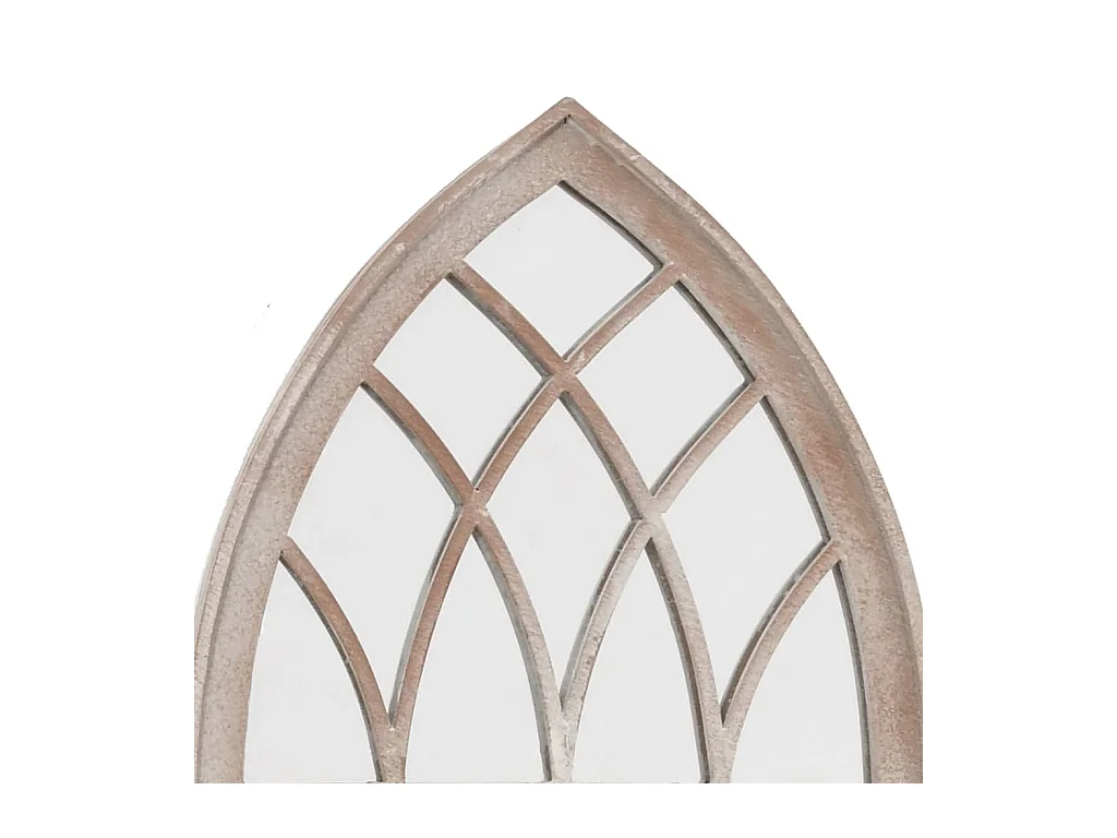 Miroir de jardin Sable 70x30 cm Fer pour utilisation extérieure