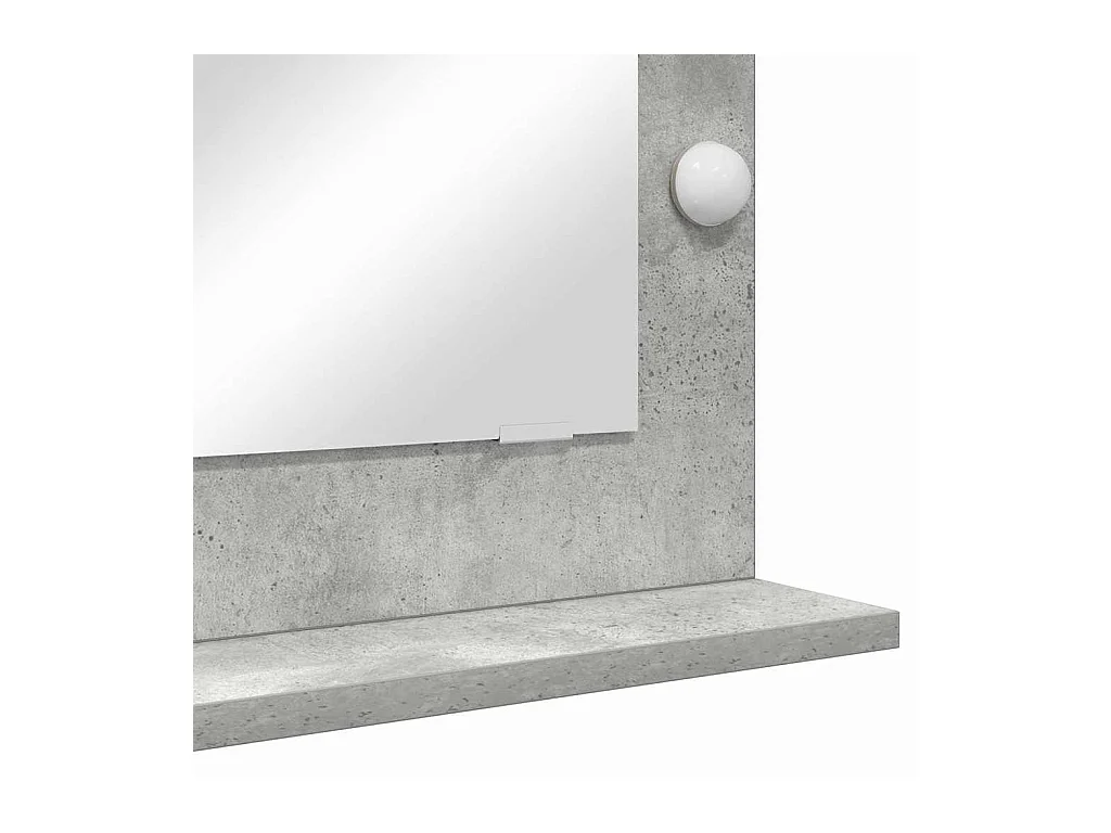 Kaptafelspiegel met spiegel Betongrijs 70 x 50 x 18 cm