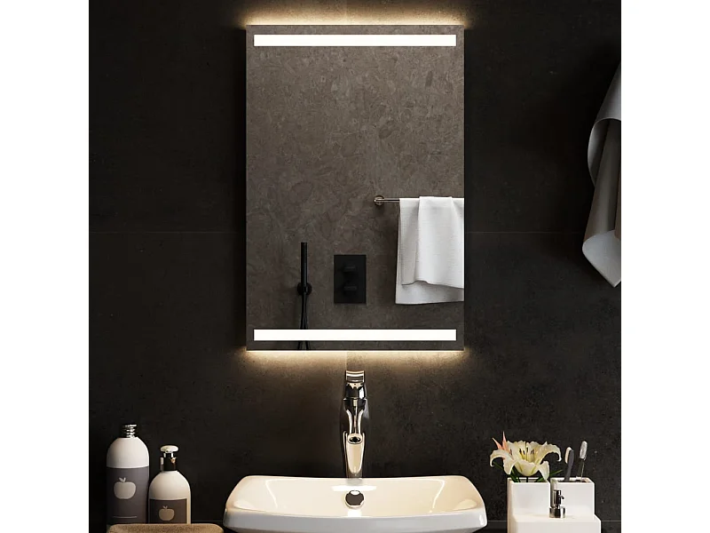 Miroir de salle de bain à LED 40x60 cm