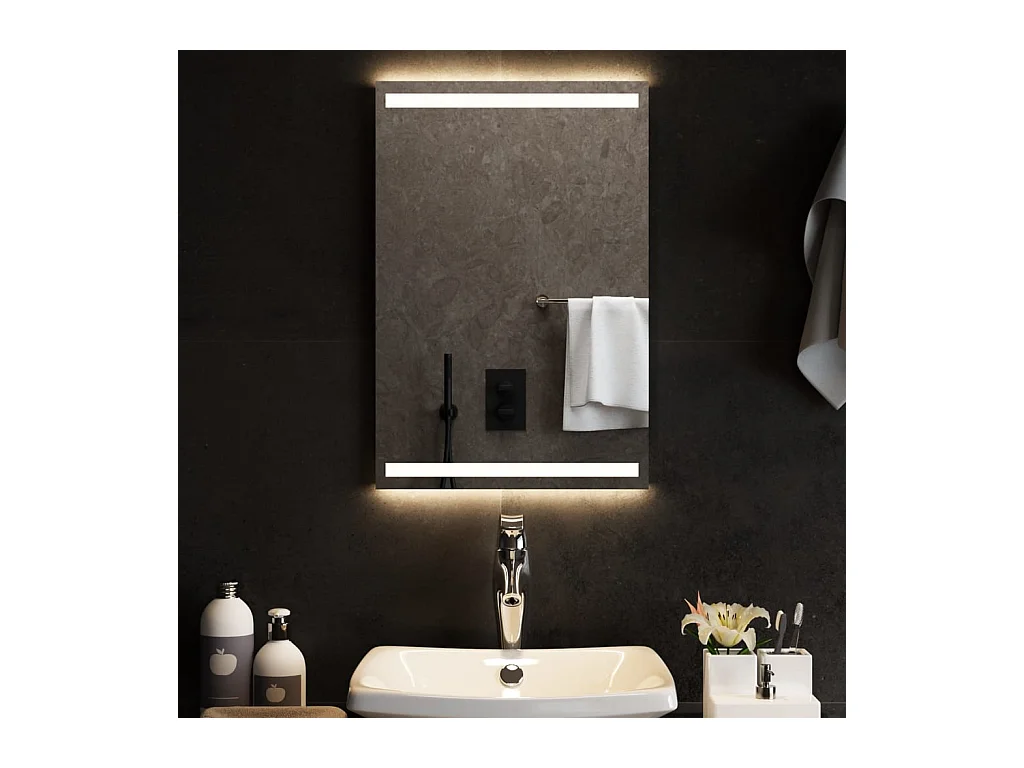 Miroir de salle de bain à LED 40x60 cm