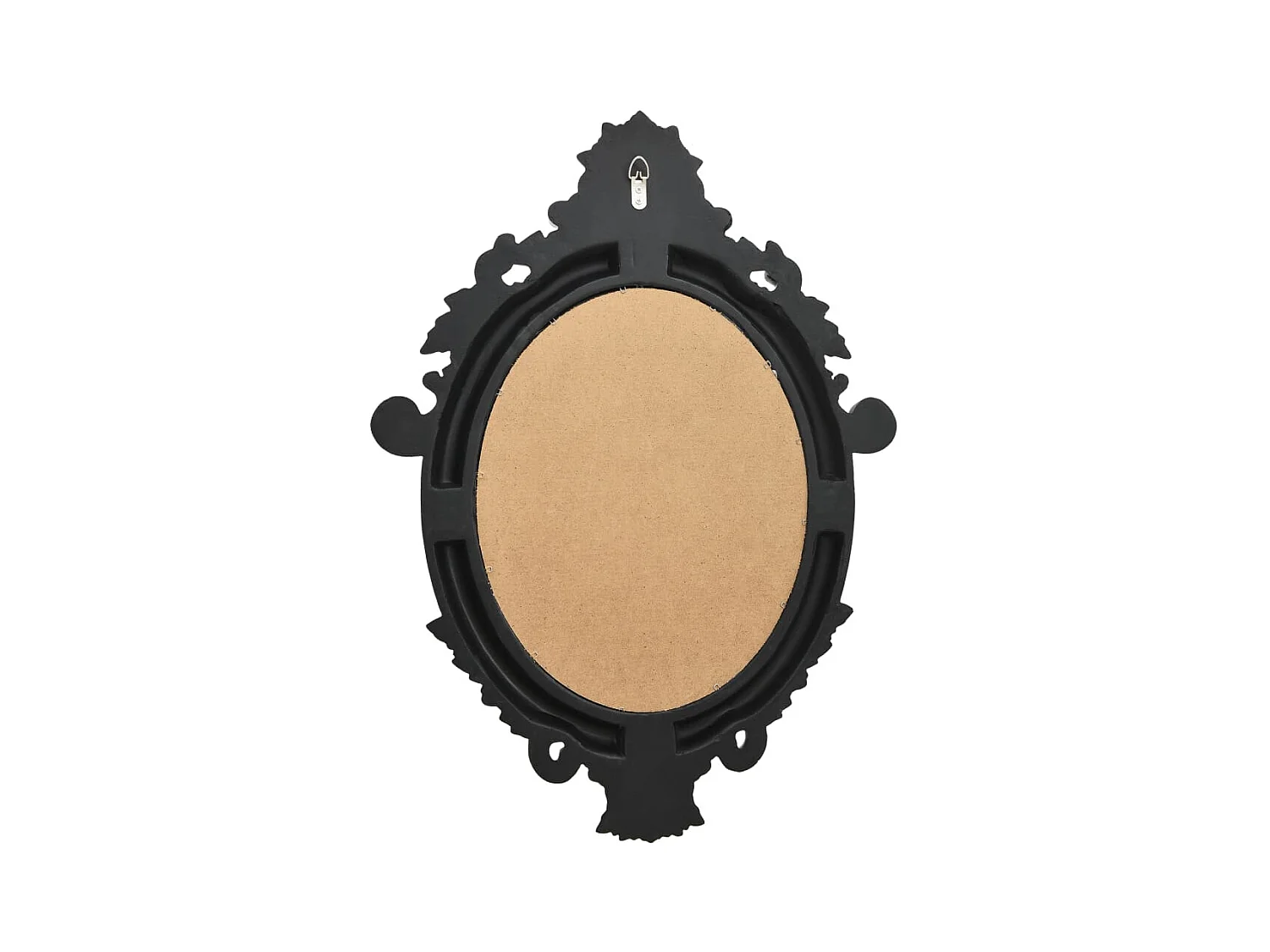 Miroir mural style château 56x76 cm Noir