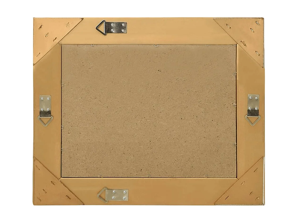 Specchio da parete in stile barocco 50x40 cm Oro