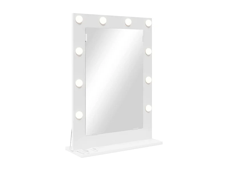 Specchio da trucco con luci LED Bianco 70 x 50 x 18 cm