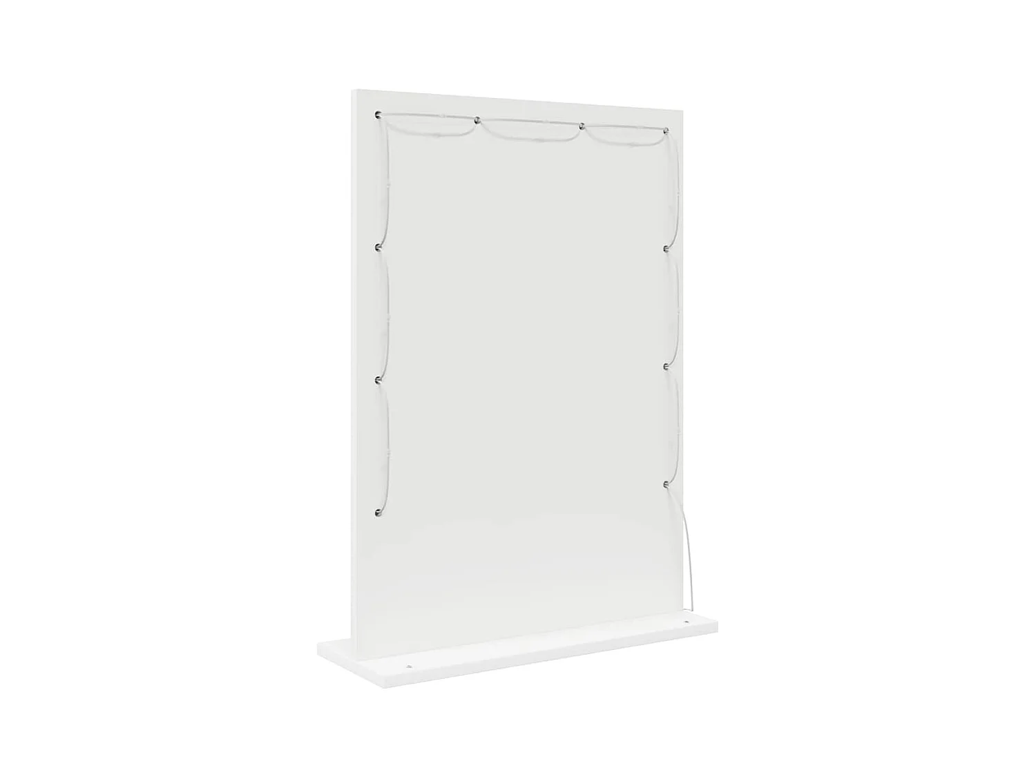 Specchio da trucco con luci LED Bianco 70 x 50 x 18 cm