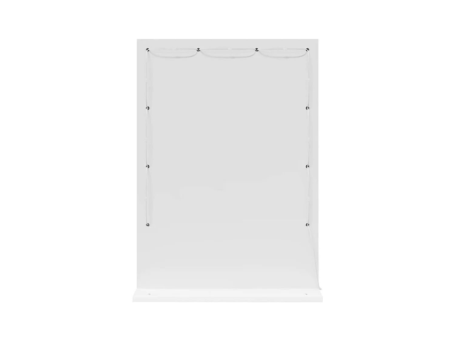 Specchio da trucco con luci LED Bianco 70 x 50 x 18 cm