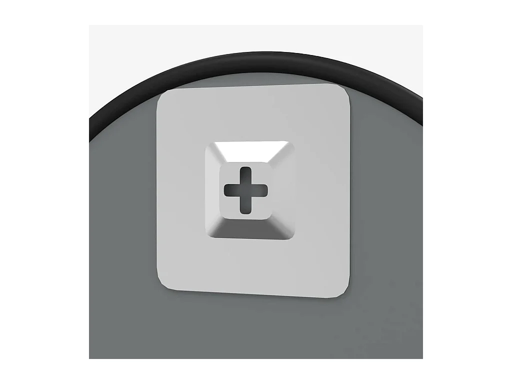 Specchio da parete nero Ø 40 cm Rotondo