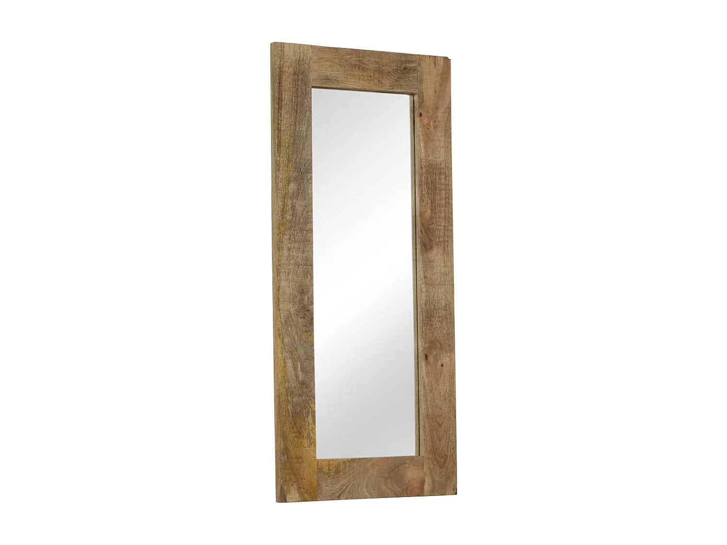 Specchio in legno massello di mango 50 x 110 cm