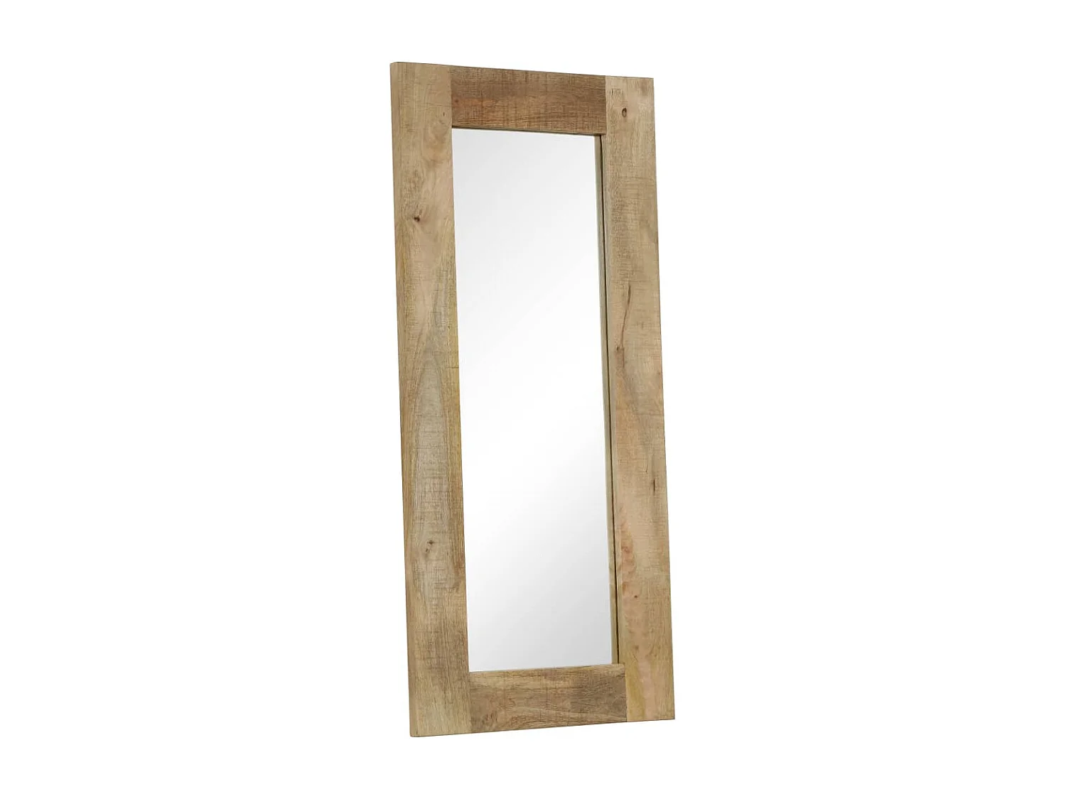 Specchio in legno massello di mango 50 x 110 cm