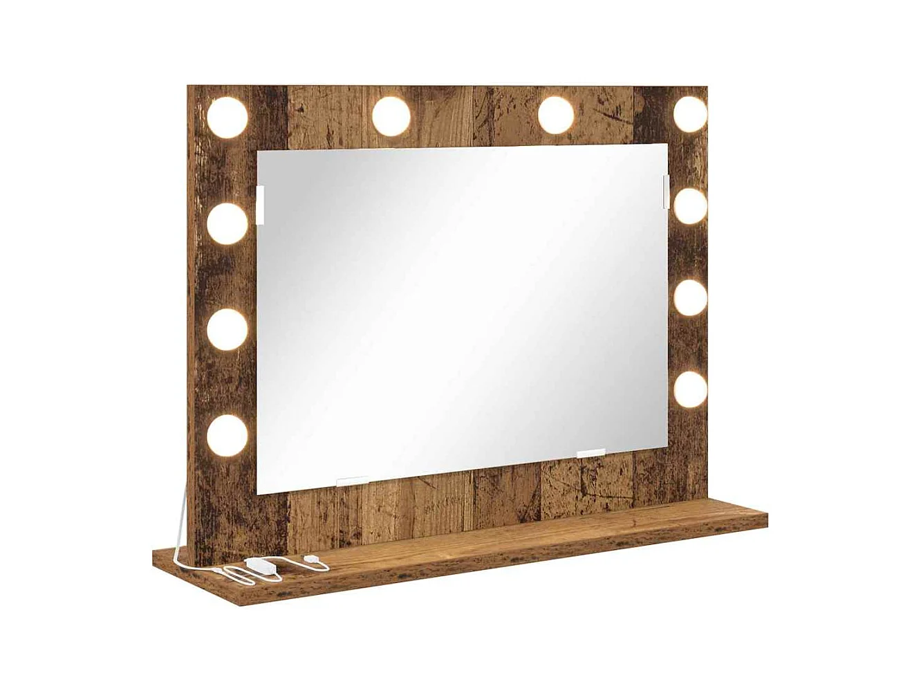 Miroir de vanité avec miroir Bois Ancien 60 x 45 x 18 cm