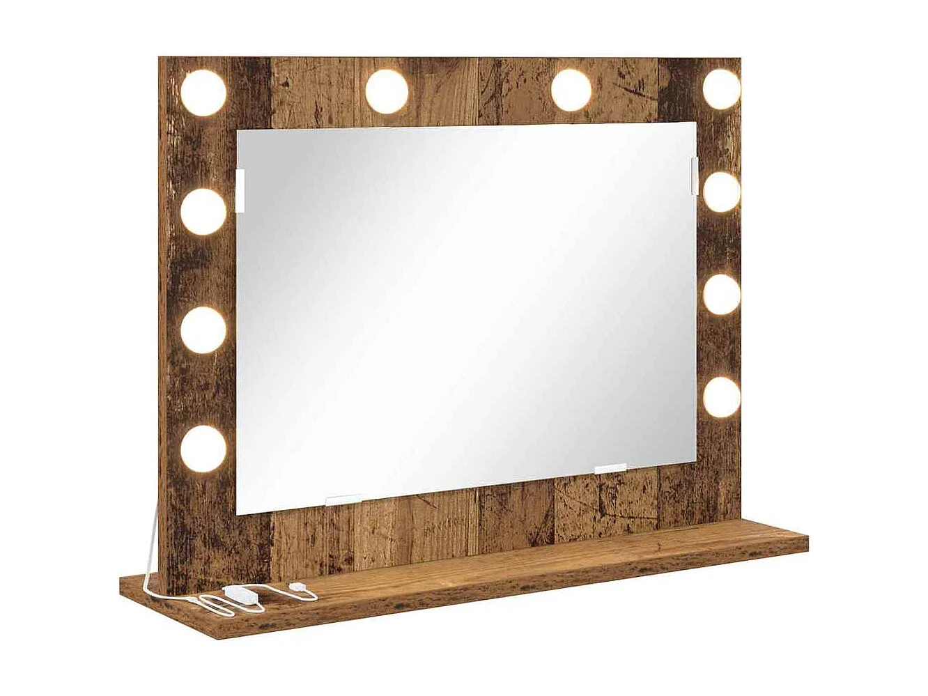 Miroir de vanité avec miroir Bois Ancien 60 x 45 x 18 cm