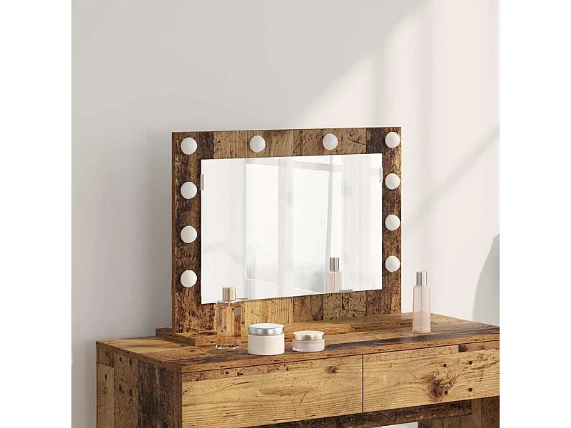 Miroir de vanité avec miroir Bois Ancien 60 x 45 x 18 cm