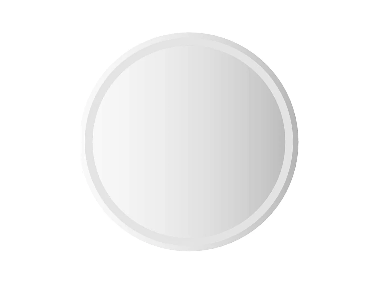 Espejo de baño LED redondo de 70 cm