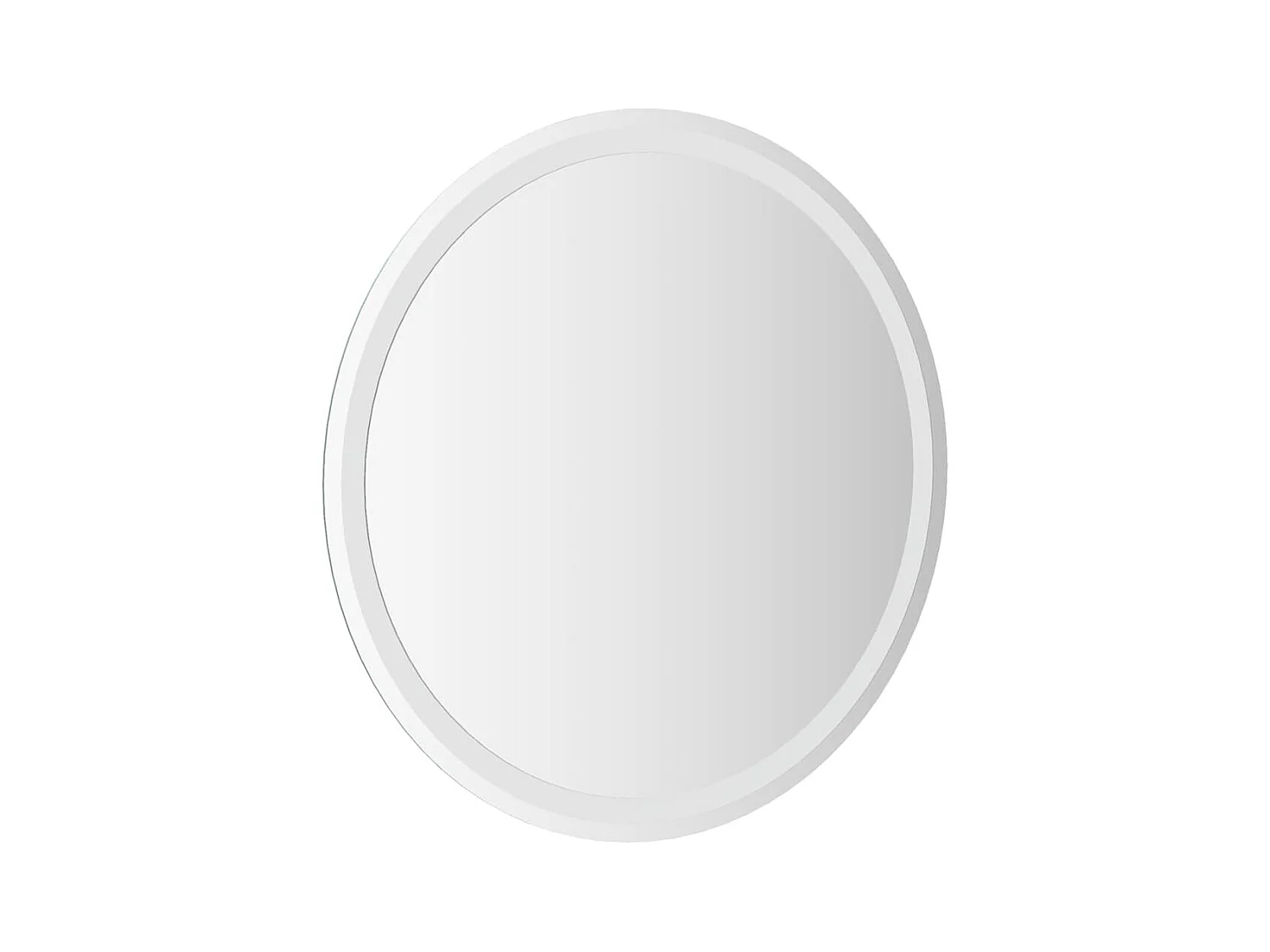 Espejo de baño LED redondo de 70 cm