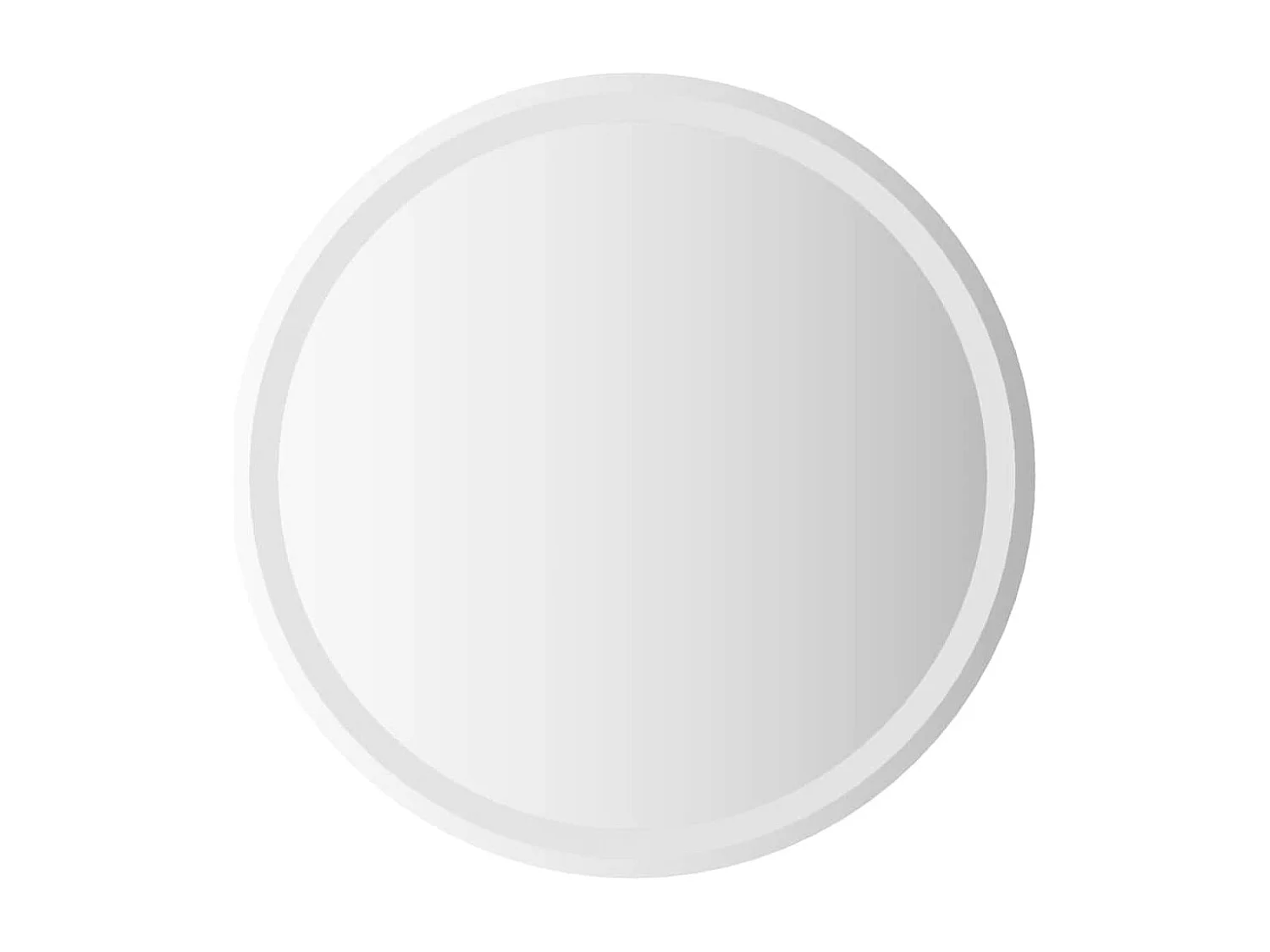 Espejo de baño LED redondo de 70 cm