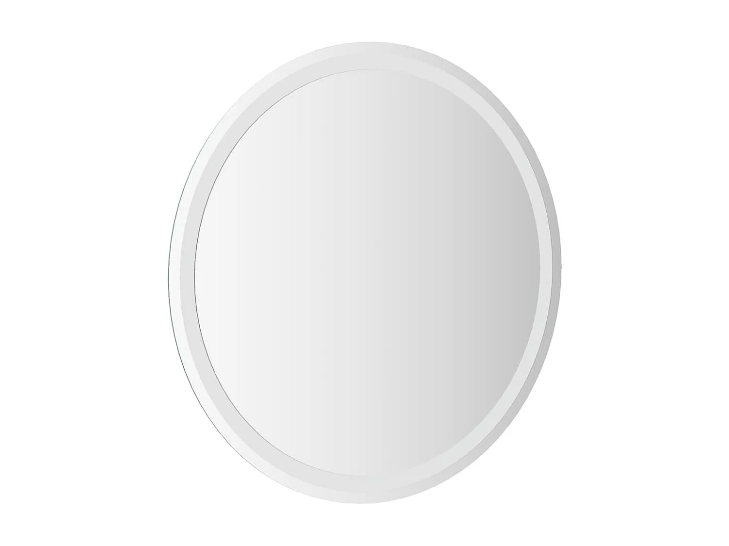 Espejo de baño LED redondo de 70 cm