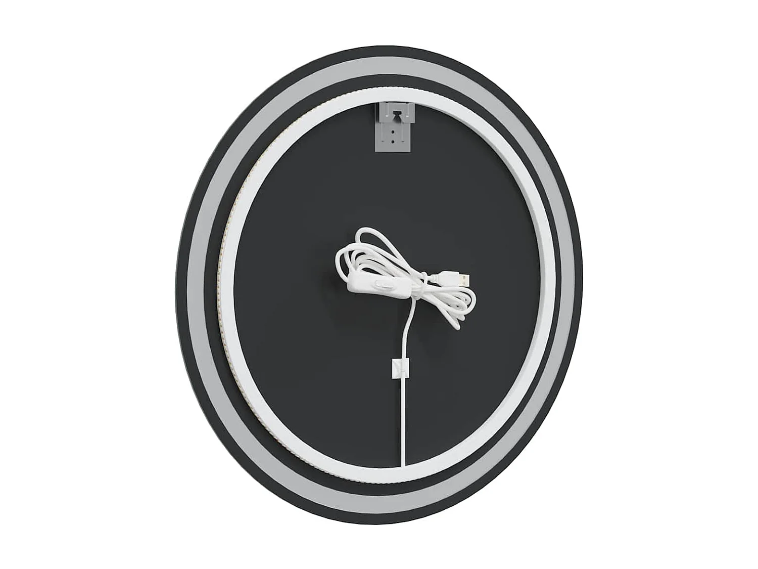 Espejo de baño LED redondo de 70 cm