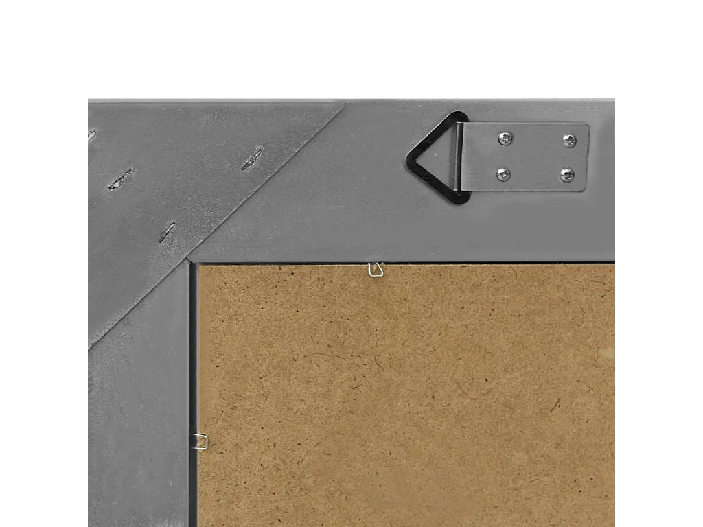 Specchio da parete in stile barocco 50x60 cm nero