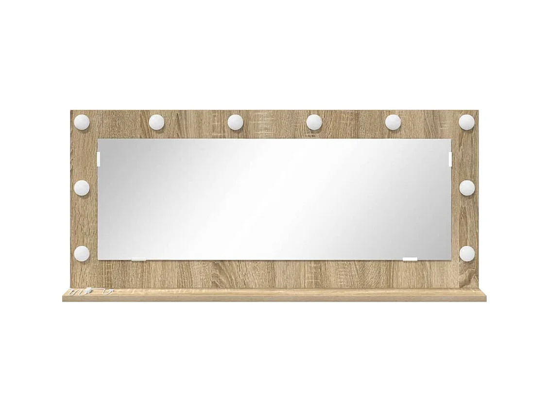 Kaptafelspiegel met spiegel Sonoma Eiken 100 x 45 x 18 cm