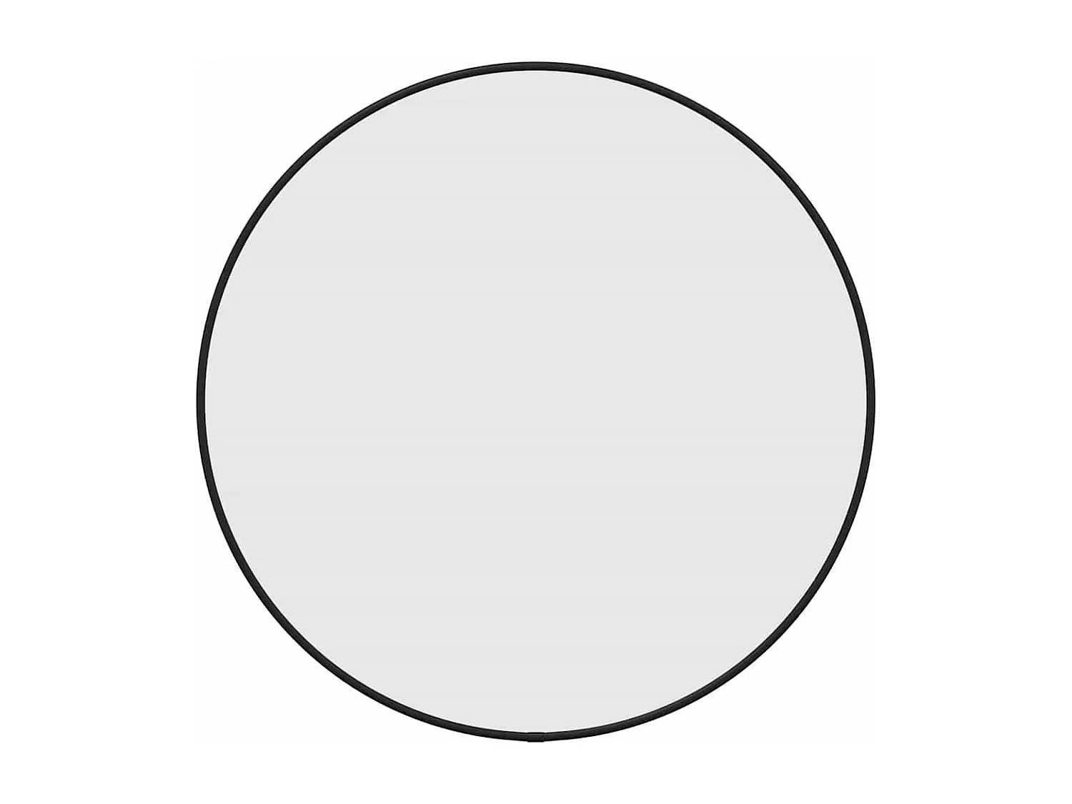 Espejo de pared negro Ø 50 cm Redondo