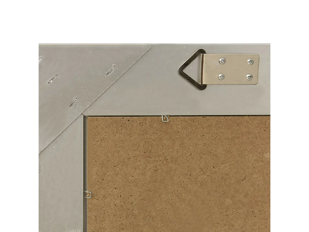 Espejo de pared estilo barroco 50x40 cm Plata