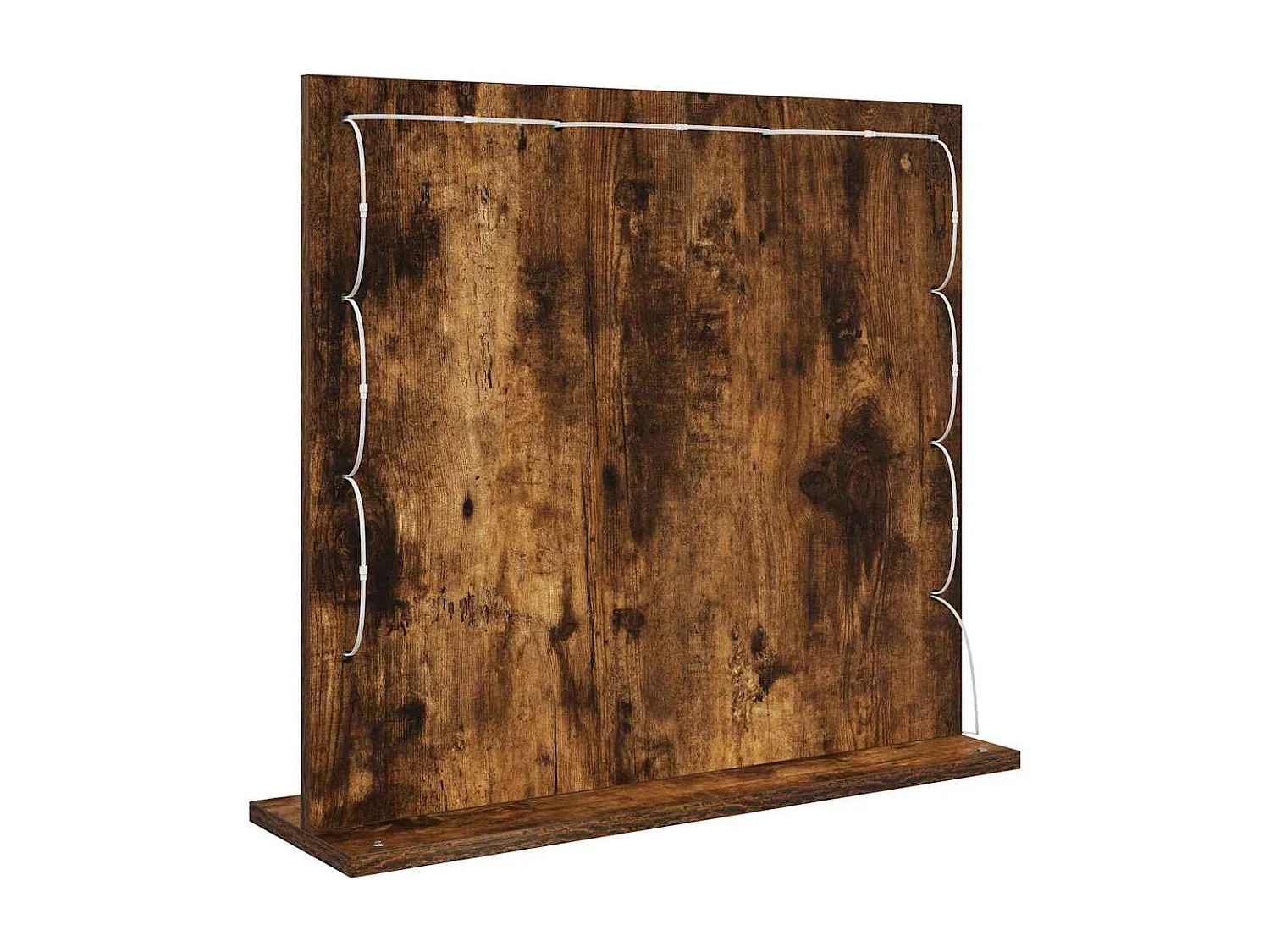 Miroir de vanité avec miroir Chêne fumé 60 x 55 x 18 cm