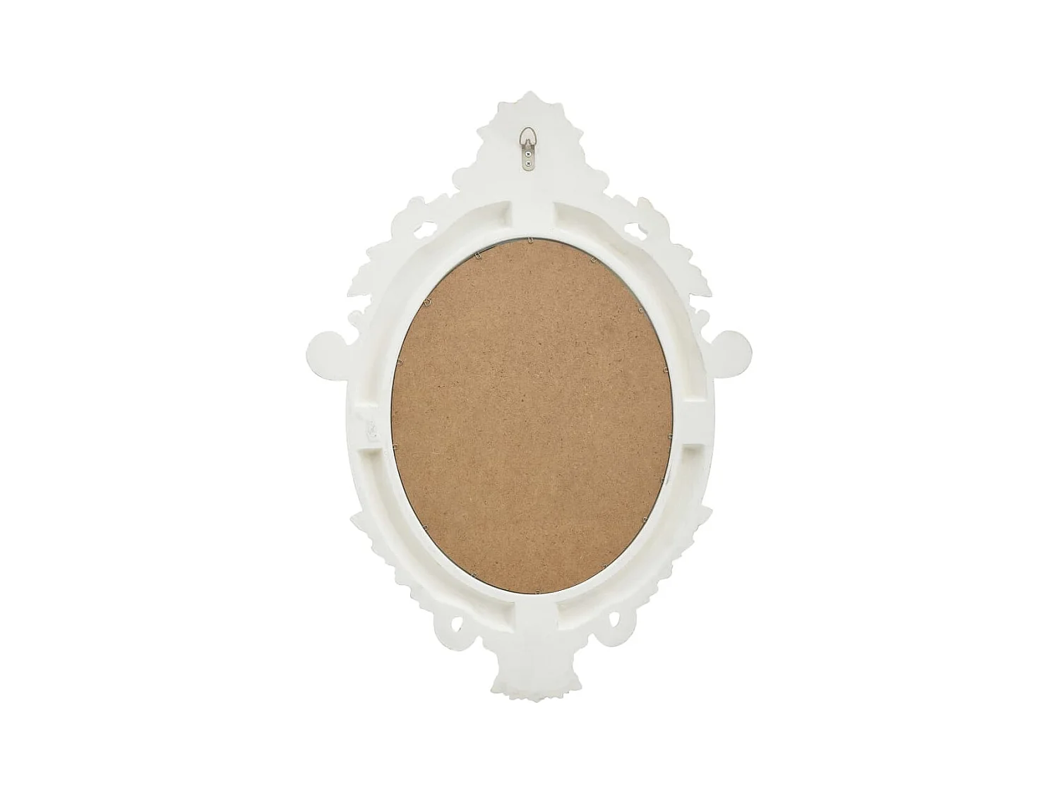 Specchio da parete stile castello 56x76 cm Bianco