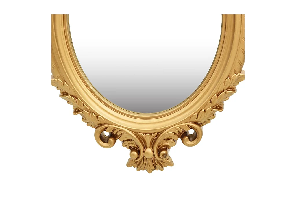 Miroir mural style château 56x76 cm Doré