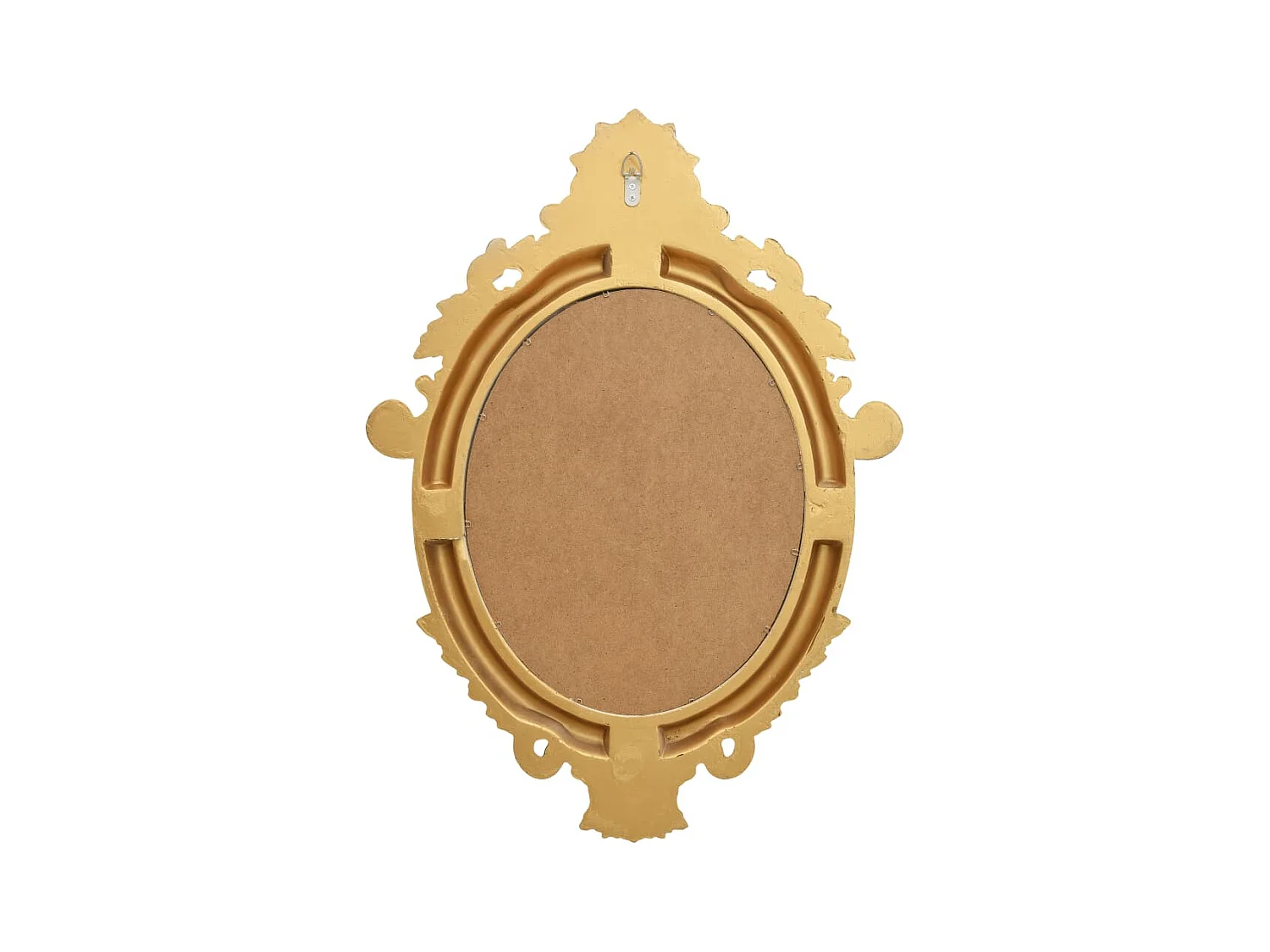 Miroir mural style château 56x76 cm Doré