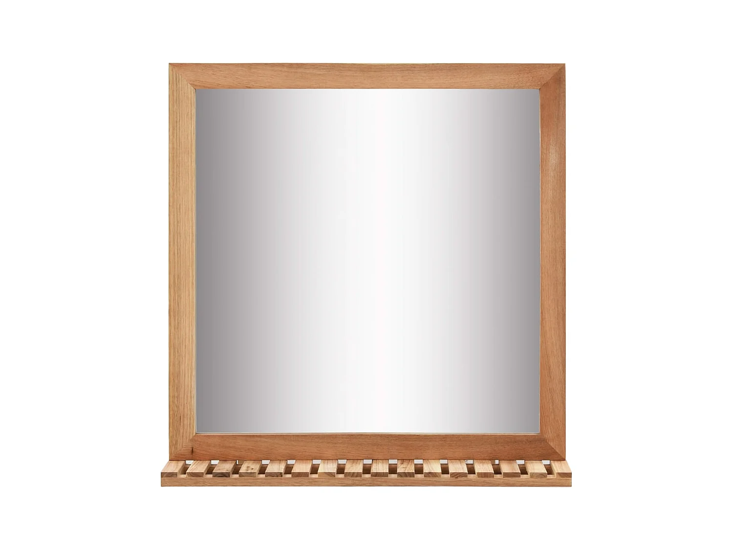 Specchio da bagno 60 x 12 x 62 cm Legno massello di noce