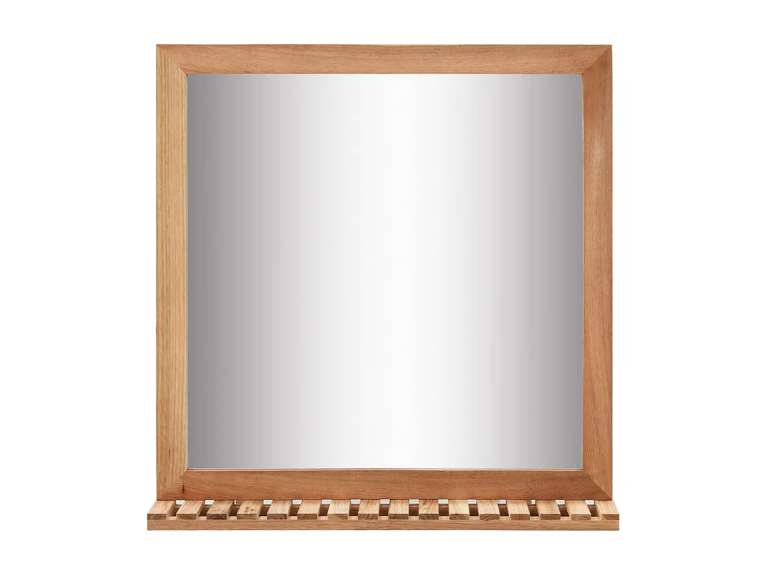 Specchio da bagno 60 x 12 x 62 cm Legno massello di noce