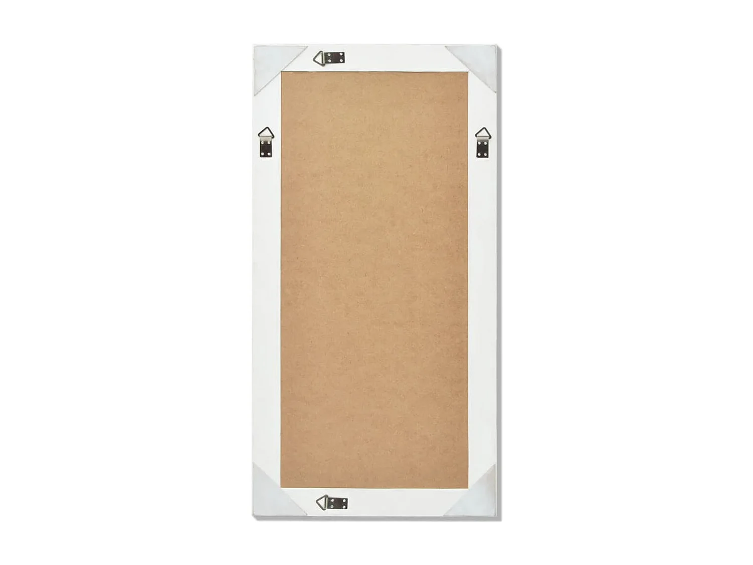 Specchio da parete in stile barocco 100x50 cm bianco