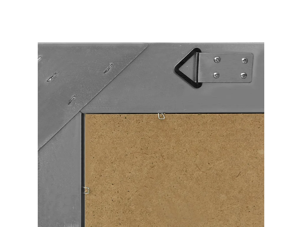 Specchio da parete in stile barocco 50x50 cm nero