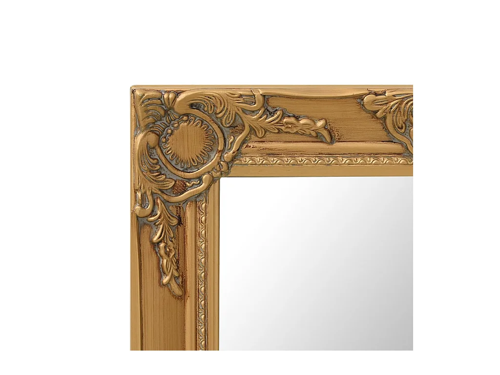 Specchio da parete in stile barocco 50x50 cm Oro