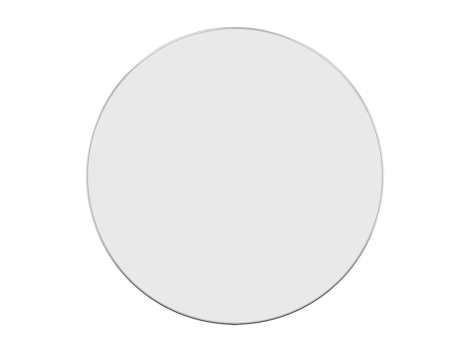 Specchio da parete argentato Ø 60 cm Rotondo