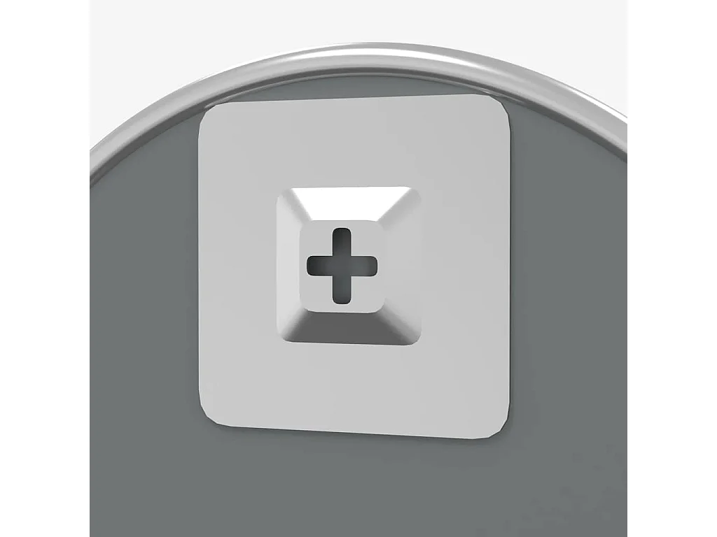 Specchio da parete argentato Ø 60 cm Rotondo