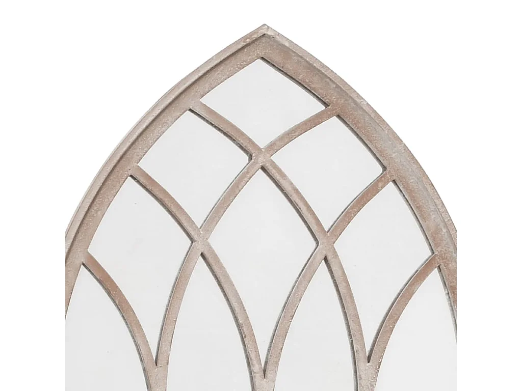 Specchio da giardino sabbia 100x45cm ferro per uso esterno