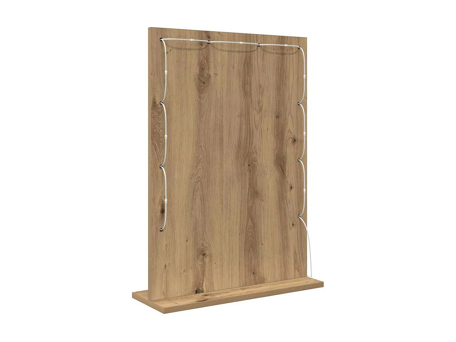 Miroir de vanité avec miroir Chêne artisanal 70 x 50 x 18 cm