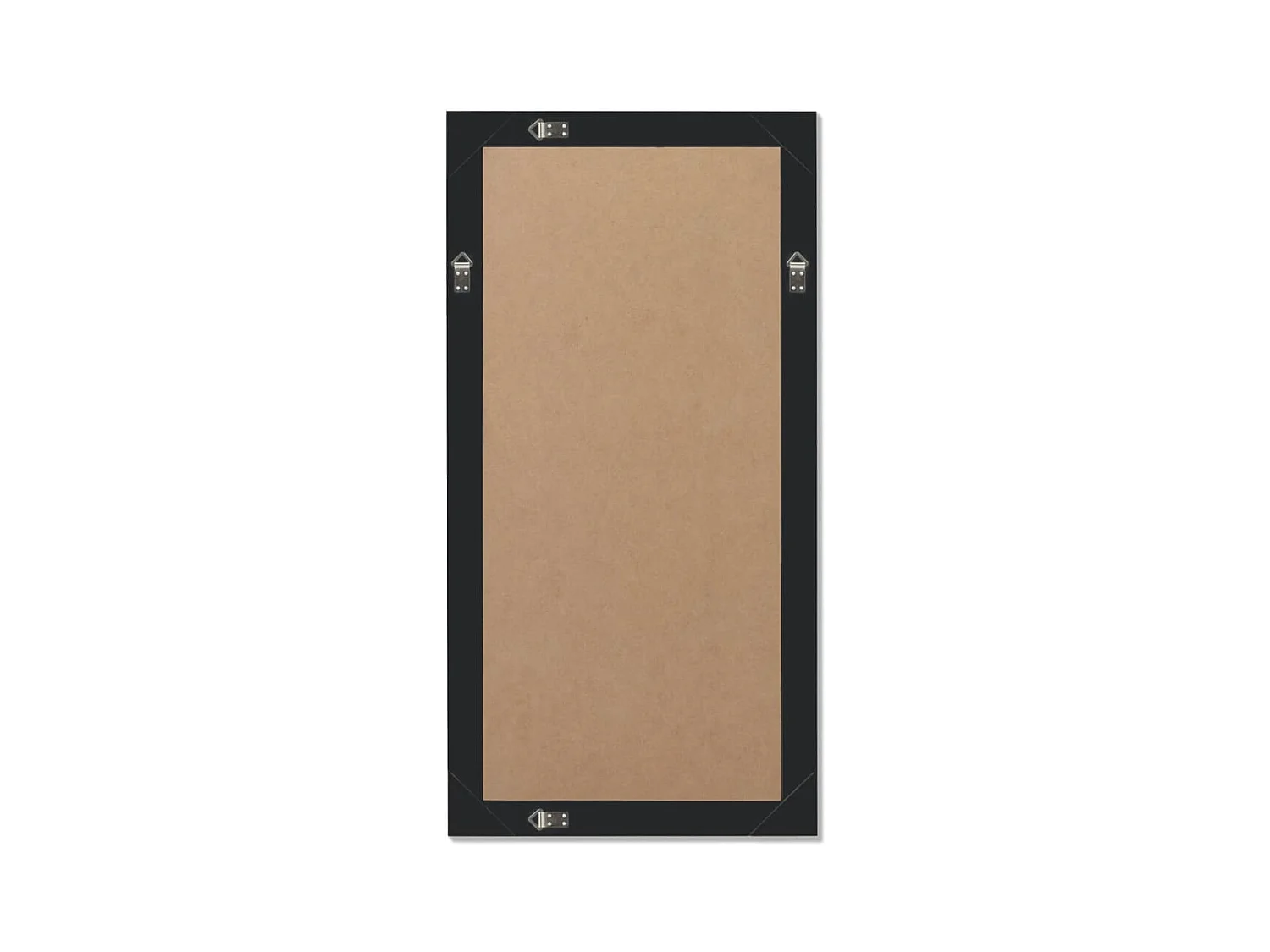 Wandspiegel in barokstijl 100x50 cm zwart