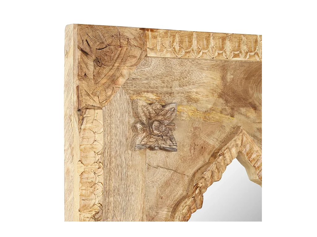 Miroir 50x3x110 cm Bois de manguier massif