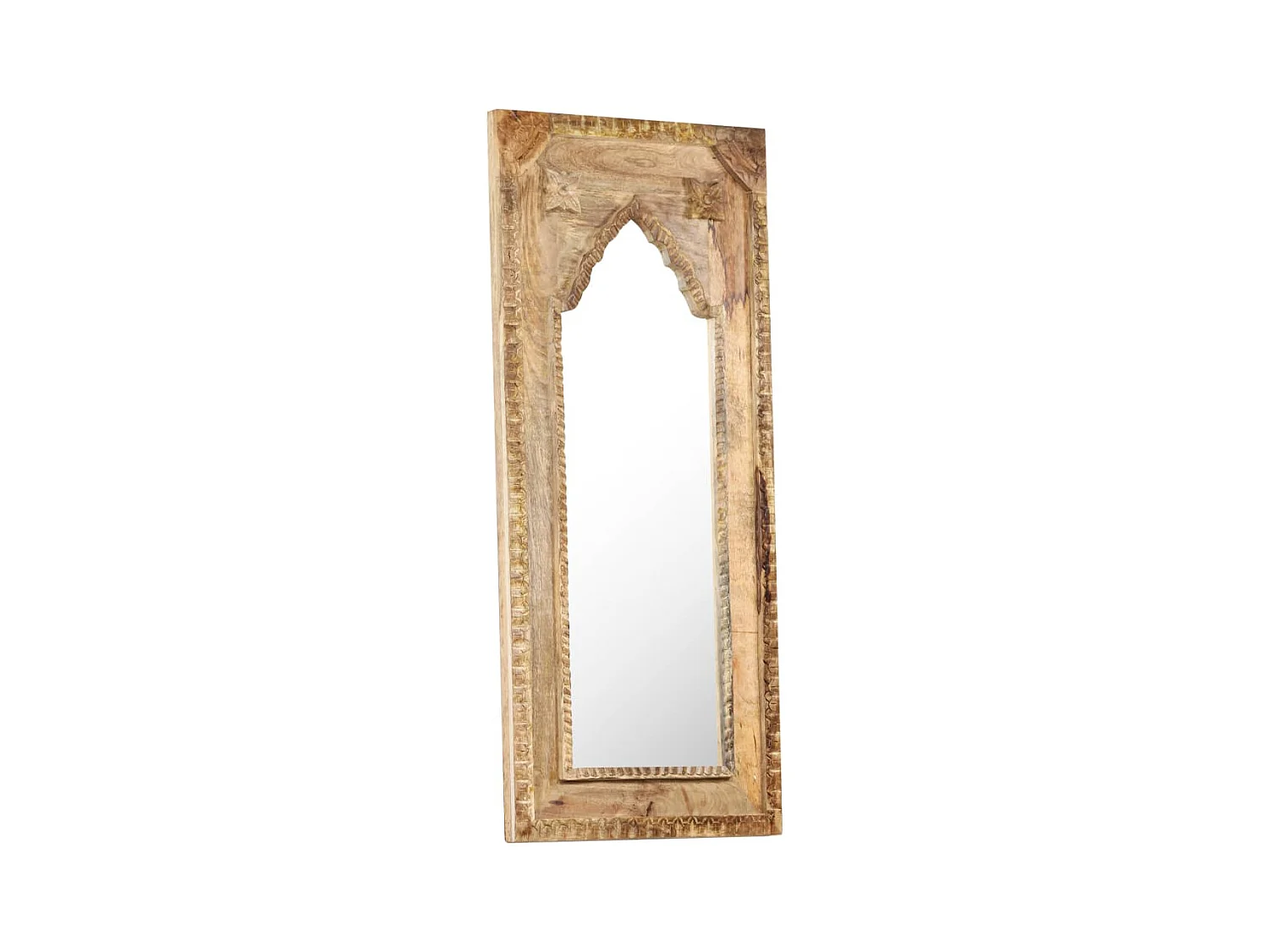 Miroir 50x3x110 cm Bois de manguier massif