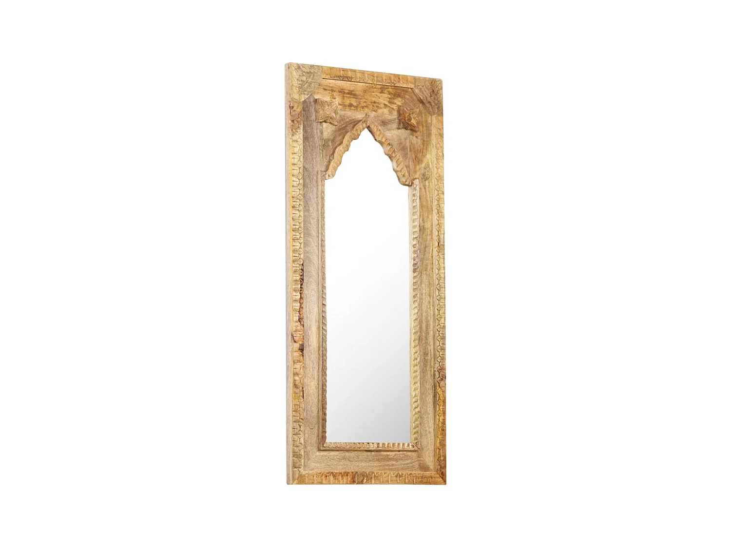 Miroir 50x3x110 cm Bois de manguier massif