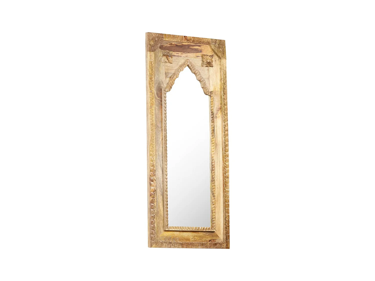 Spiegel 50x3x110 cm Massief mangohout